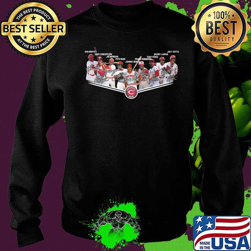 The cincinnati reds baseball players signatures s Sweater The cincinnati reds baseball players signatures s Sweater