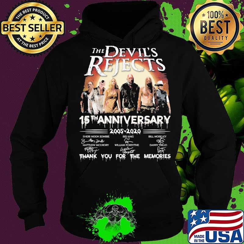 The devil's rejects 15th anniversary 2005 2020 thank you for the memories signatures s Hoodie The devil's rejects 15th anniversary 2005 2020 thank you for the memories signatures s Hoodie