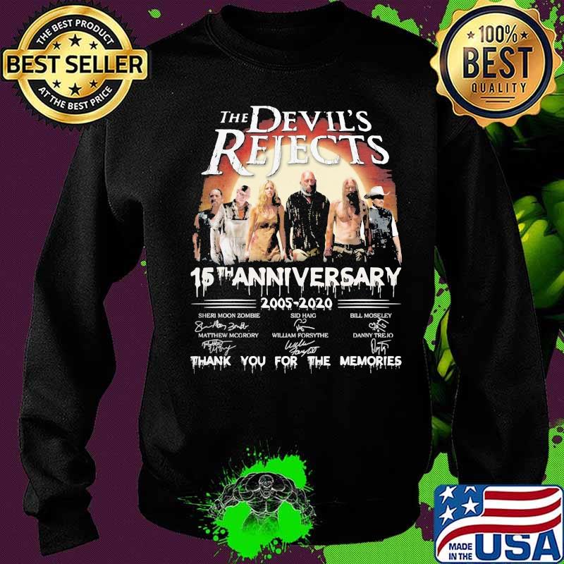 The devil's rejects 15th anniversary 2005 2020 thank you for the memories signatures s Sweater The devil's rejects 15th anniversary 2005 2020 thank you for the memories signatures s Sweater