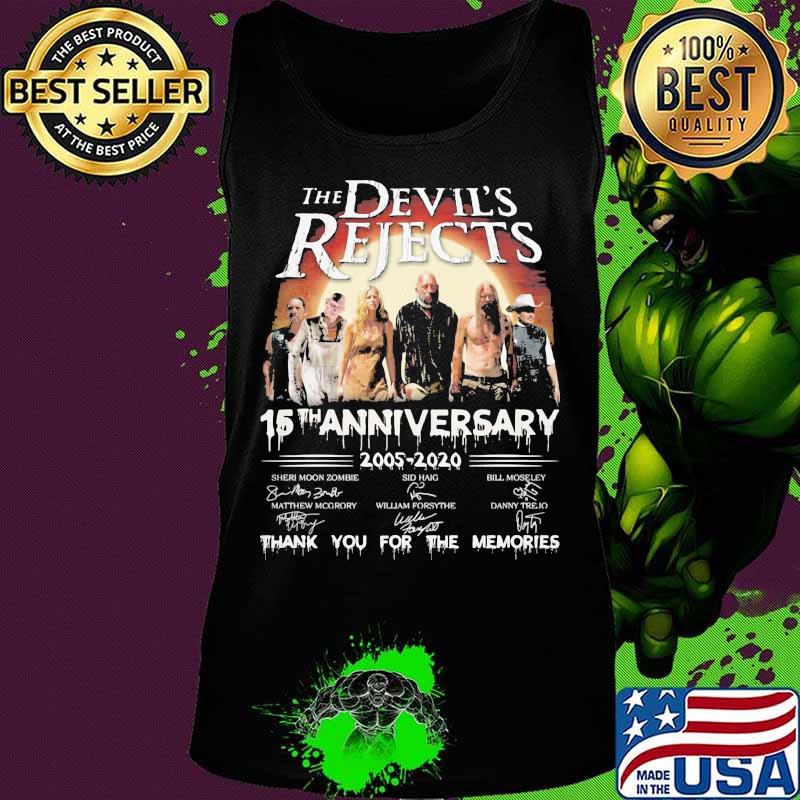 The devil's rejects 15th anniversary 2005 2020 thank you for the memories signatures s Tank top The devil's rejects 15th anniversary 2005 2020 thank you for the memories signatures s Tank top