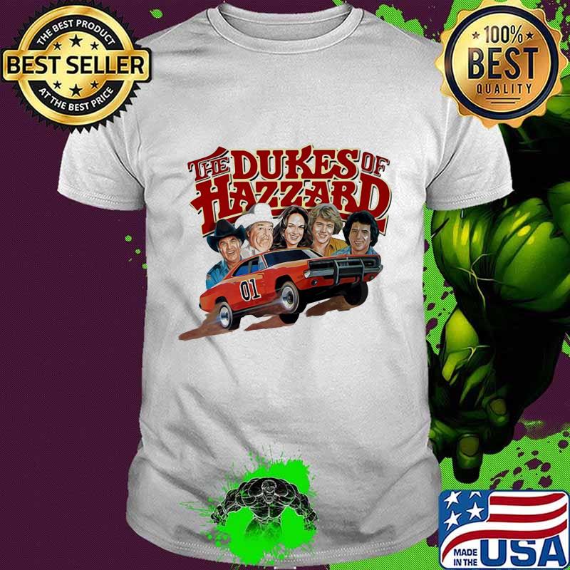 The dukes of hazzard characters with car 01 shirt