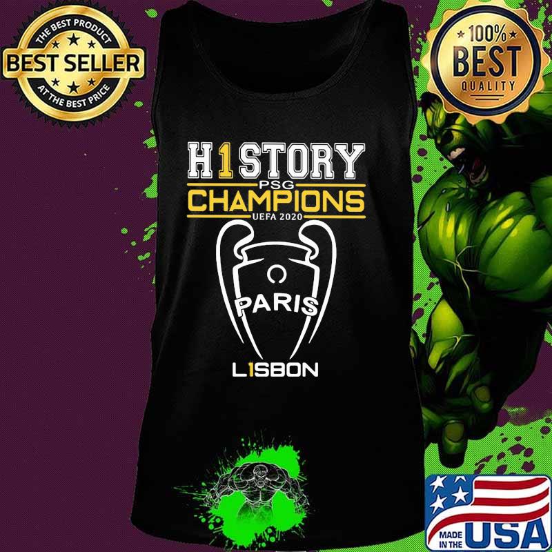 The history psg champion uefa 2020 paris lisbon s Tank top The history psg champion uefa 2020 paris lisbon s Tank top