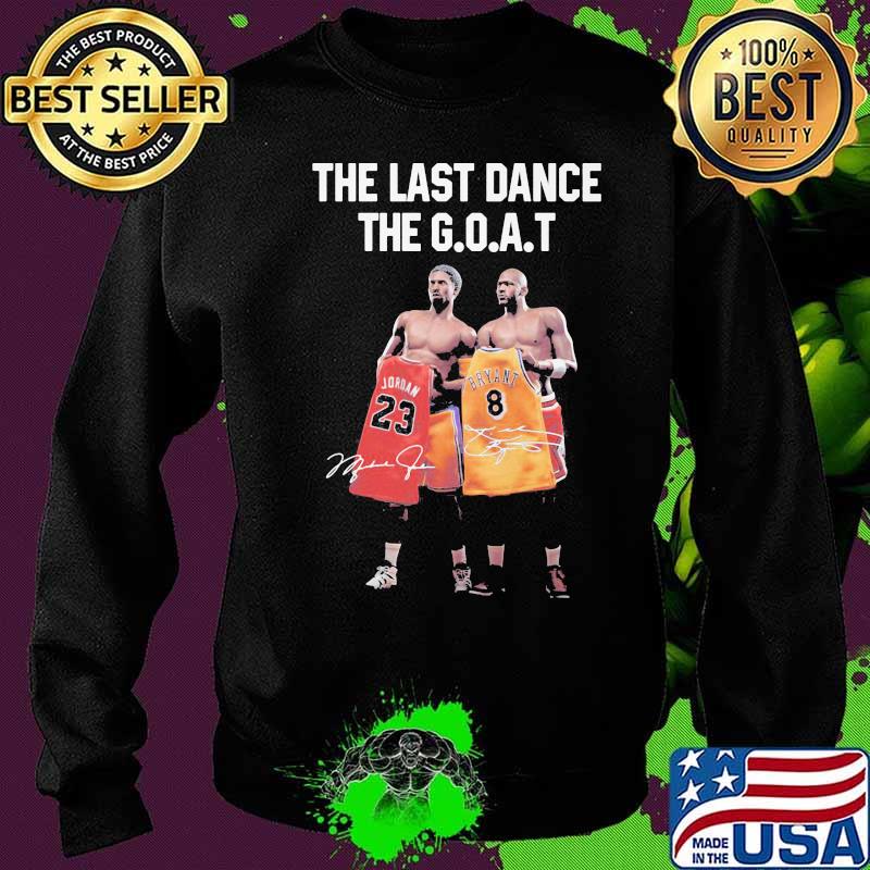The last dance the goat michael jordan and kobe bryant signatures s Sweater The last dance the goat michael jordan and kobe bryant signatures s Sweater