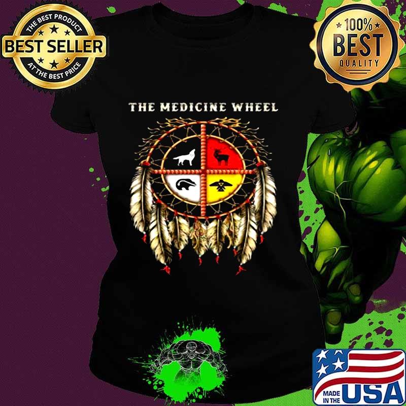 The medicine wheel animals native s Ladies tee The medicine wheel animals native s Ladies tee