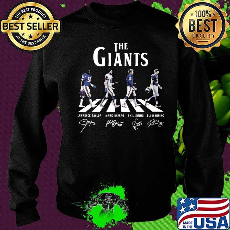 The new york giants football team crossing the line players signatures s Sweater The new york giants football team crossing the line players signatures s Sweater