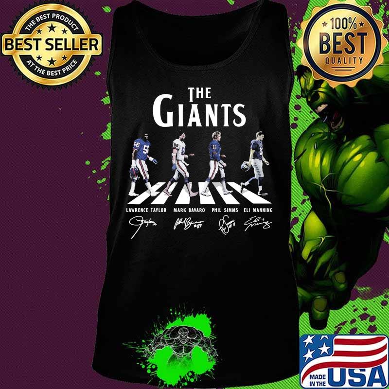 The new york giants football team crossing the line players signatures s Tank top The new york giants football team crossing the line players signatures s Tank top