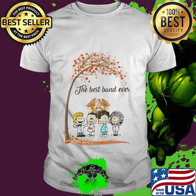 The peanuts queen band the best and ever fall maple leaves shirt