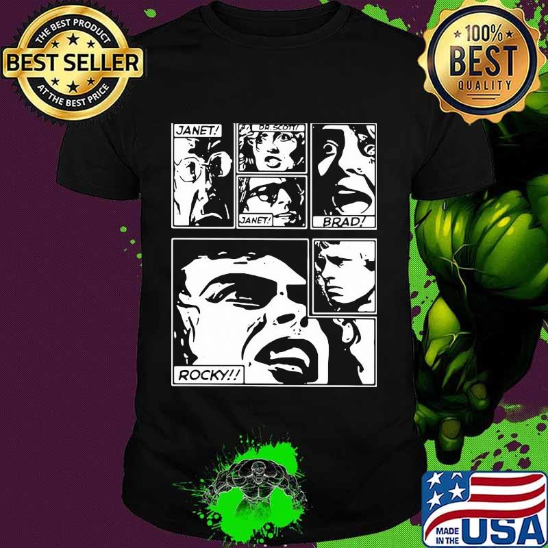 The rocky horror picture show janet dr. Scott brad rocky shirt