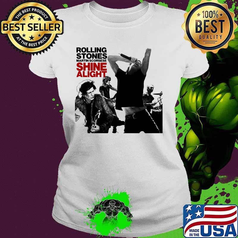 The rolling stones band martin scorsese shine alight s Ladies tee The rolling stones band martin scorsese shine alight s Ladies tee