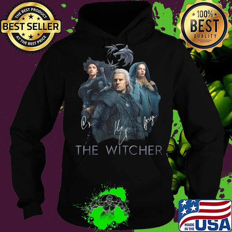 The witcher movie characters signatures s Hoodie The witcher movie characters signatures s Hoodie
