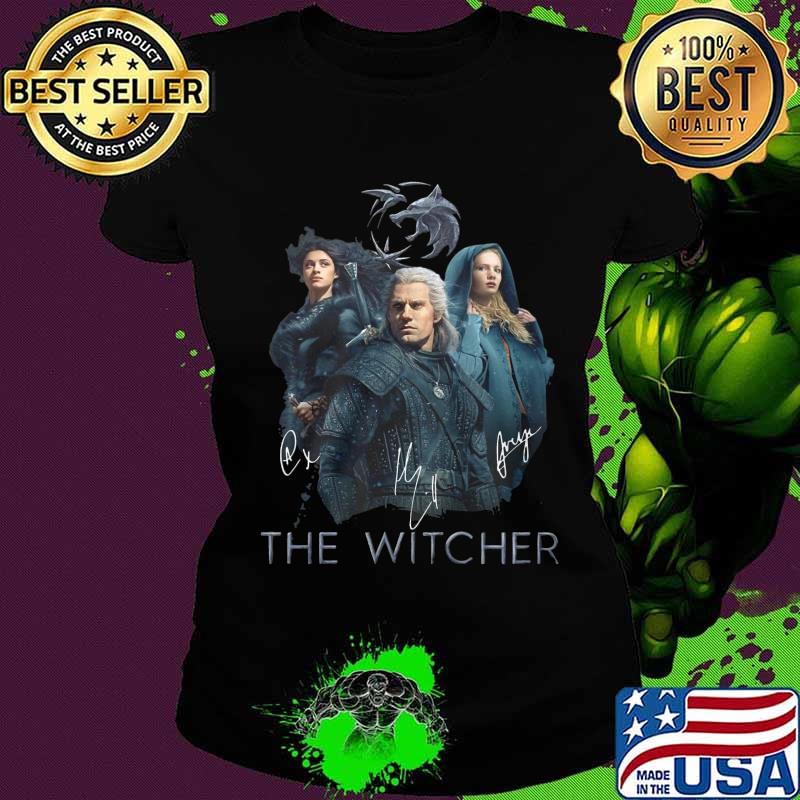 The witcher movie characters signatures s Ladies tee The witcher movie characters signatures s Ladies tee