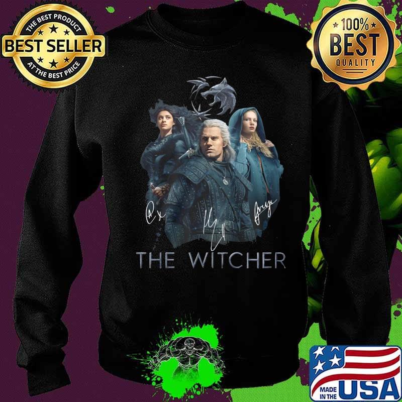 The witcher movie characters signatures s Sweater The witcher movie characters signatures s Sweater