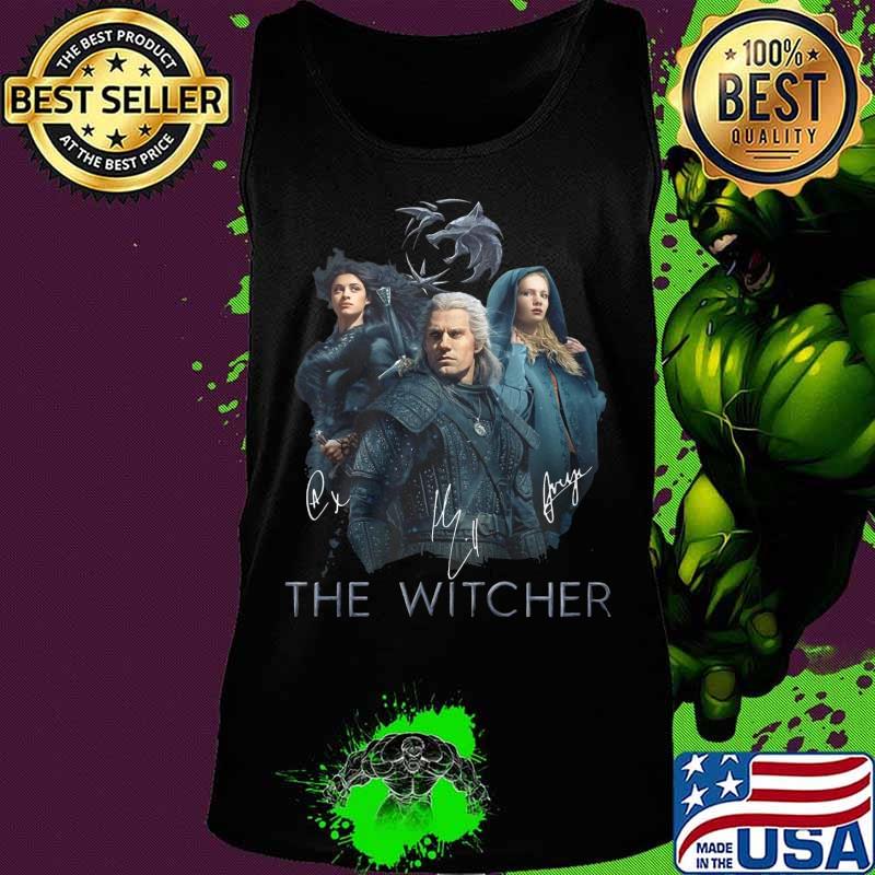 The witcher movie characters signatures s Tank top The witcher movie characters signatures s Tank top