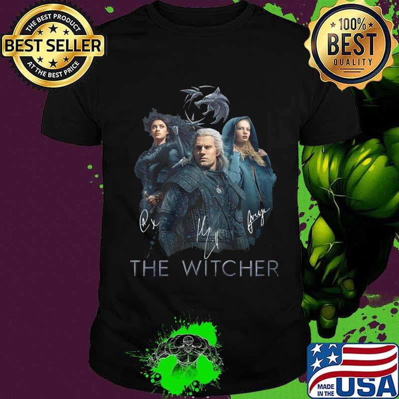 The witcher movie characters signatures shirt The witcher movie characters signatures shirt