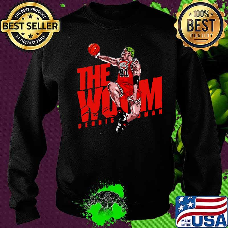 The worm dennis roman 91 chicago bulls basketball signature s Sweater The worm dennis roman 91 chicago bulls basketball signature s Sweater