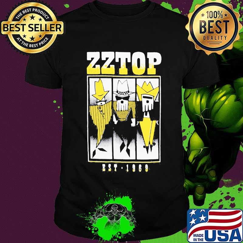 The zz top band members est 1969 shirt