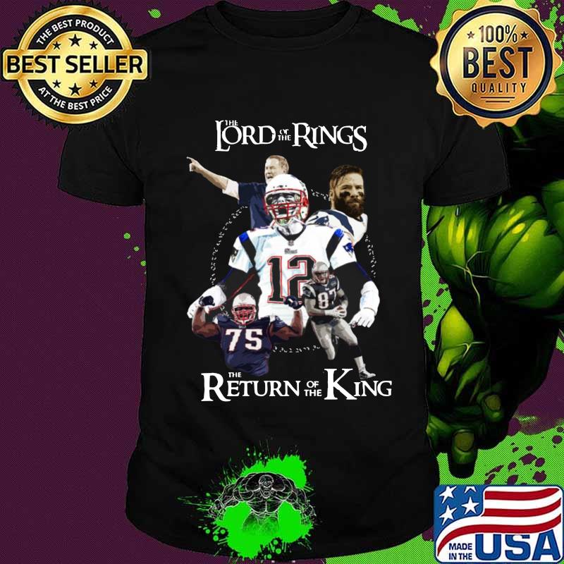 Tom brady 12 the lord of the rings the return of the king shirt