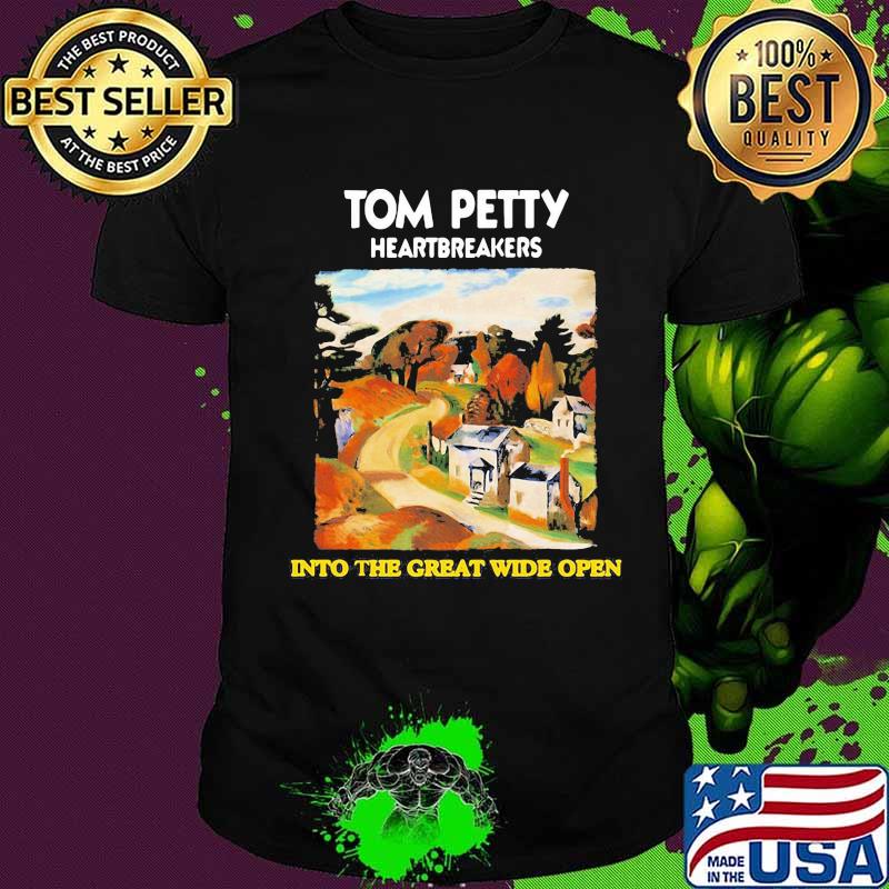 Tom petty and the heartbreakers into the great wide open shirt