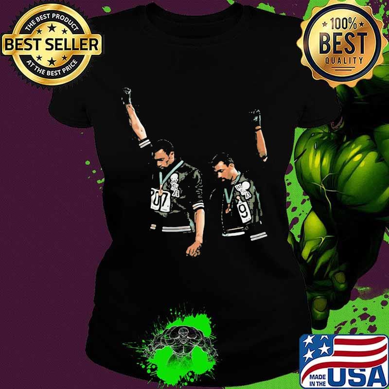 Tommie smith john carlos and the 1968 black power salute s Ladies tee Tommie smith john carlos and the 1968 black power salute s Ladies tee