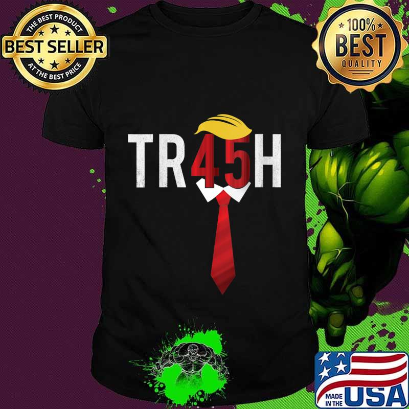 TR45H Vintage Trash 45 Anti Trump 8645 Shirt