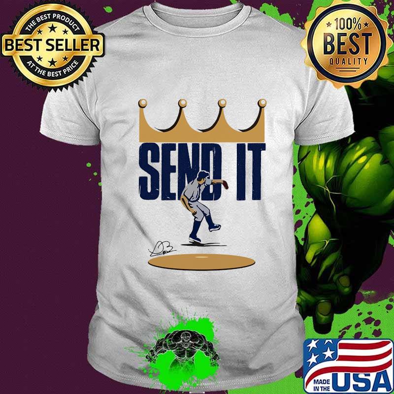 Trevor bauer send it baseball signature shirt