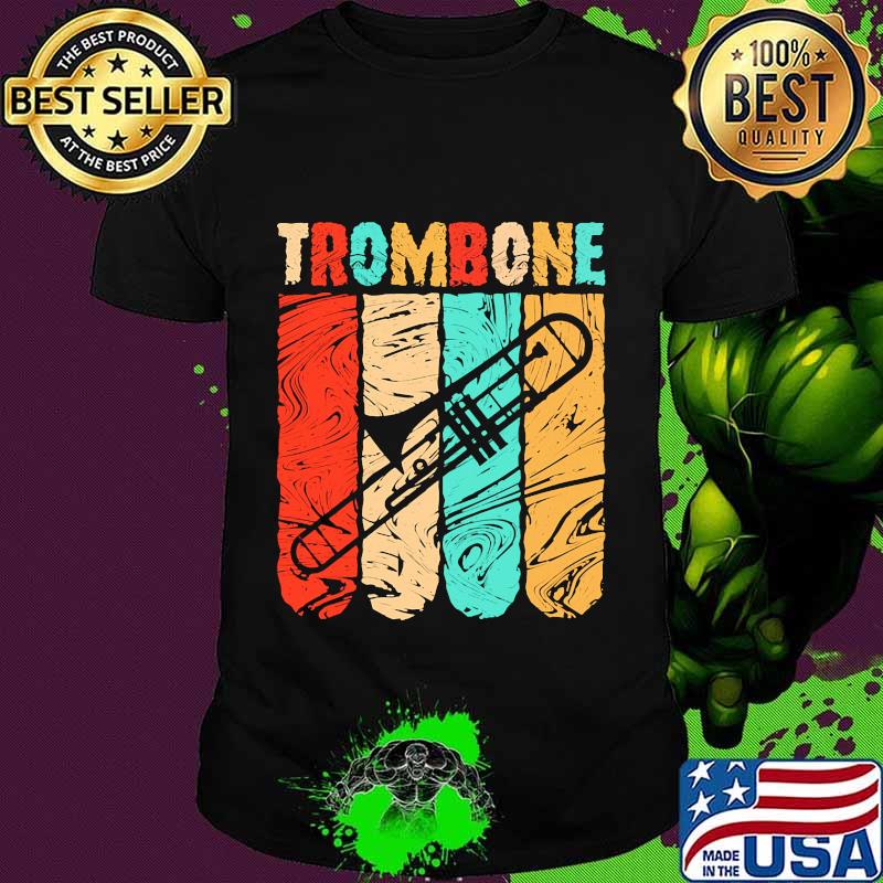 Trombone vintage retro classic shirt