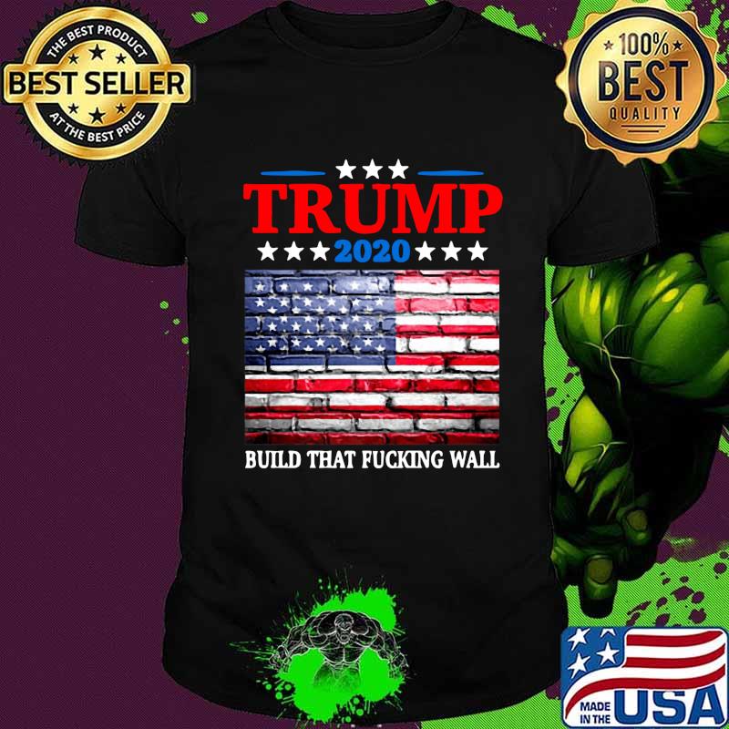 Trump 2020 american flag independence day shirt