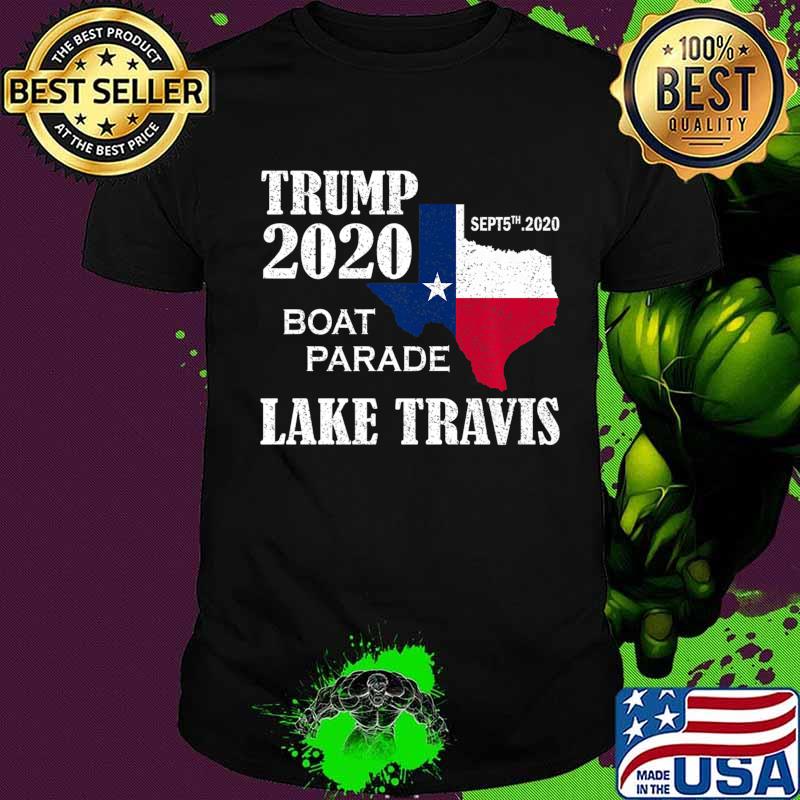 Trump Lake Travis 2020 Boat Parade Premium T-Shirt Copy