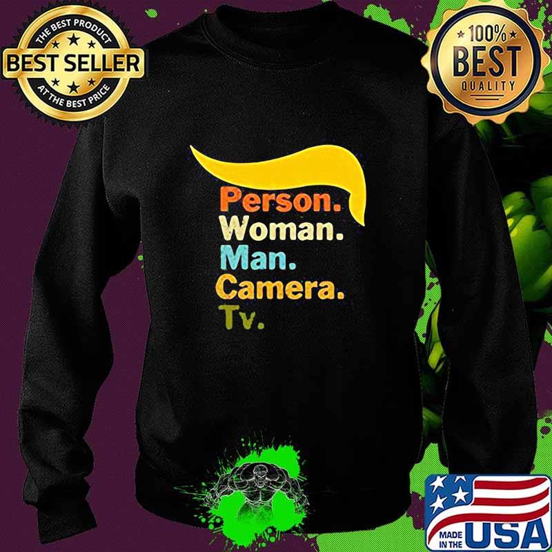 Trump person woman man camera tv vintage s Sweater Trump person woman man camera tv vintage s Sweater