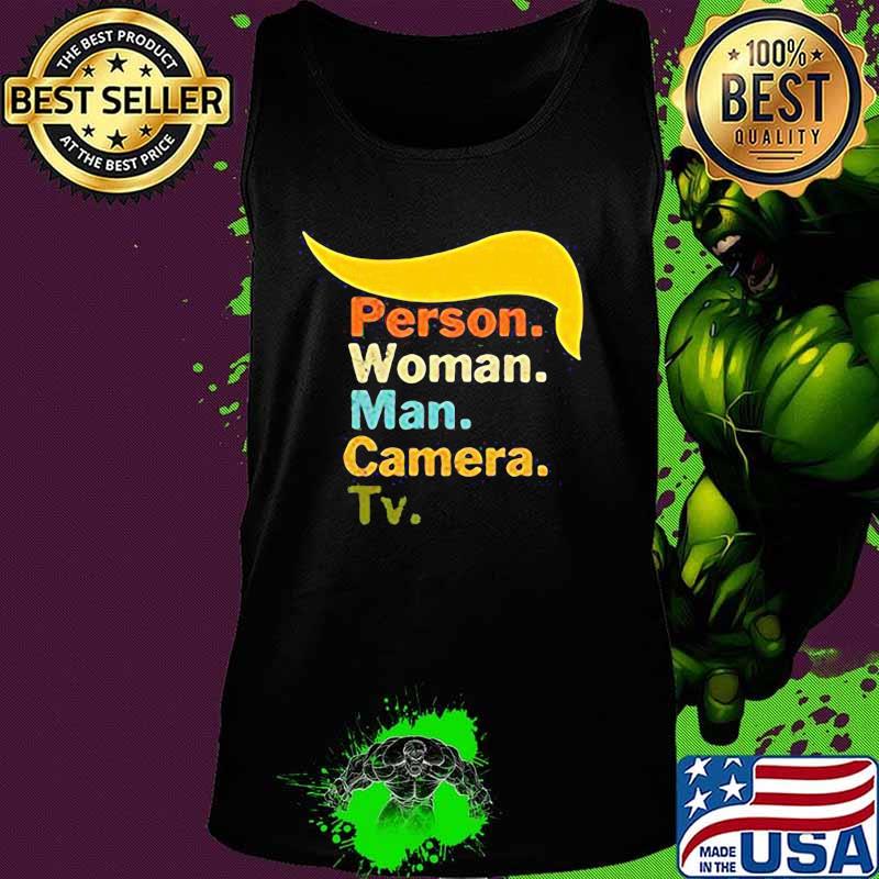 Trump person woman man camera tv vintage s Tank top Trump person woman man camera tv vintage s Tank top