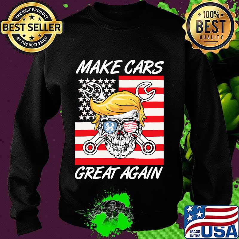 Trump skull glasses make cars great again s Sweater Trump skull glasses make cars great again s Sweater
