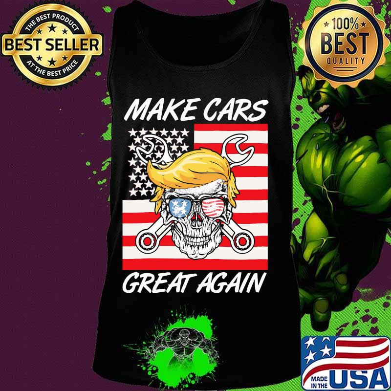 Trump skull glasses make cars great again s Tank top Trump skull glasses make cars great again s Tank top