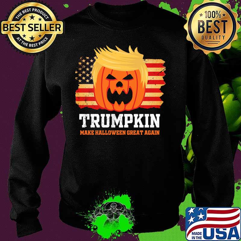 Trump trumpkin make halloween great again american flag independence day s Sweater Trump trumpkin make halloween great again american flag independence day s Sweater