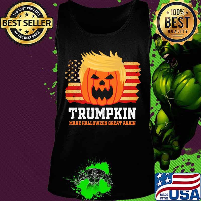 Trump trumpkin make halloween great again american flag independence day s Tank top Trump trumpkin make halloween great again american flag independence day s Tank top