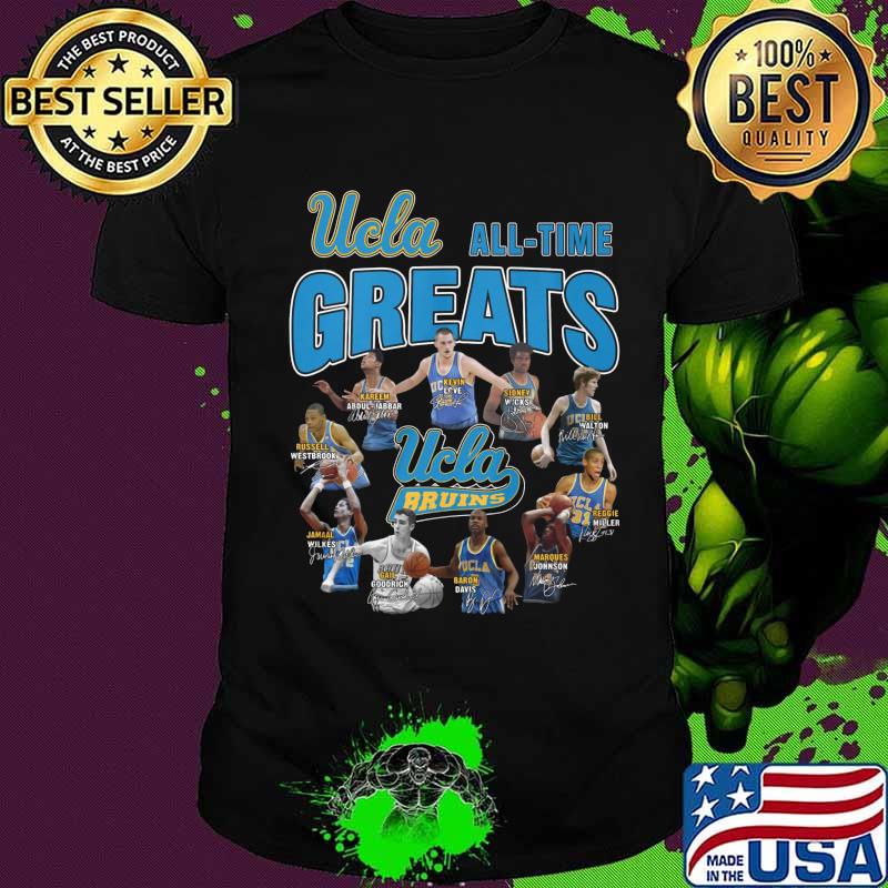 Ucla bruins all time great signatures shirt