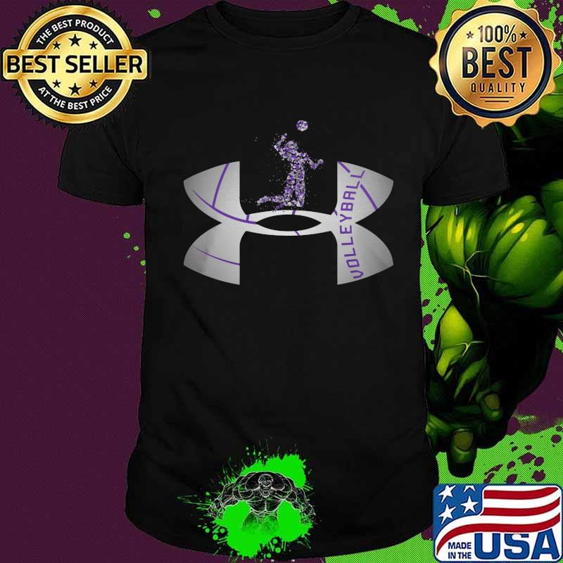 Under armour volleyball logo shirt
