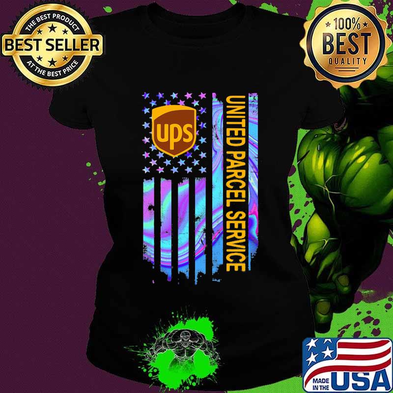 Ups united parcel service american flag independence day s Ladies tee Ups united parcel service american flag independence day s Ladies tee