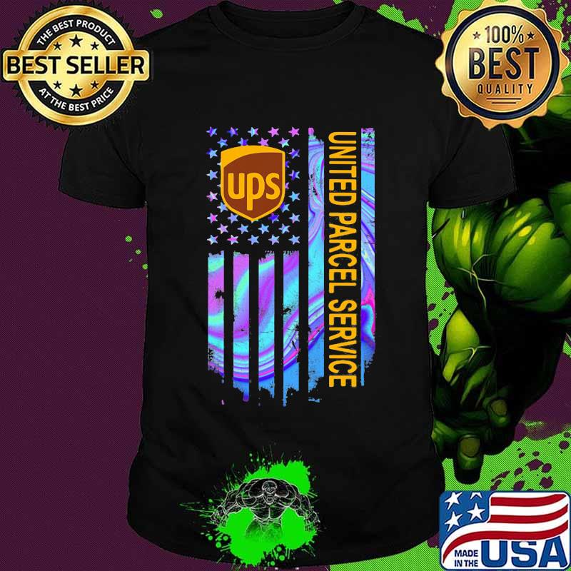 Ups united parcel service american flag independence day shirt