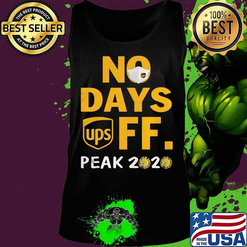 Usp logo mask no days off peak 2020 covid-19 s Tank top Usp logo mask no days off peak 2020 covid-19 s Tank top