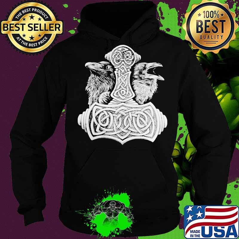 Viking wolf and raven s Hoodie Viking wolf and raven s Hoodie