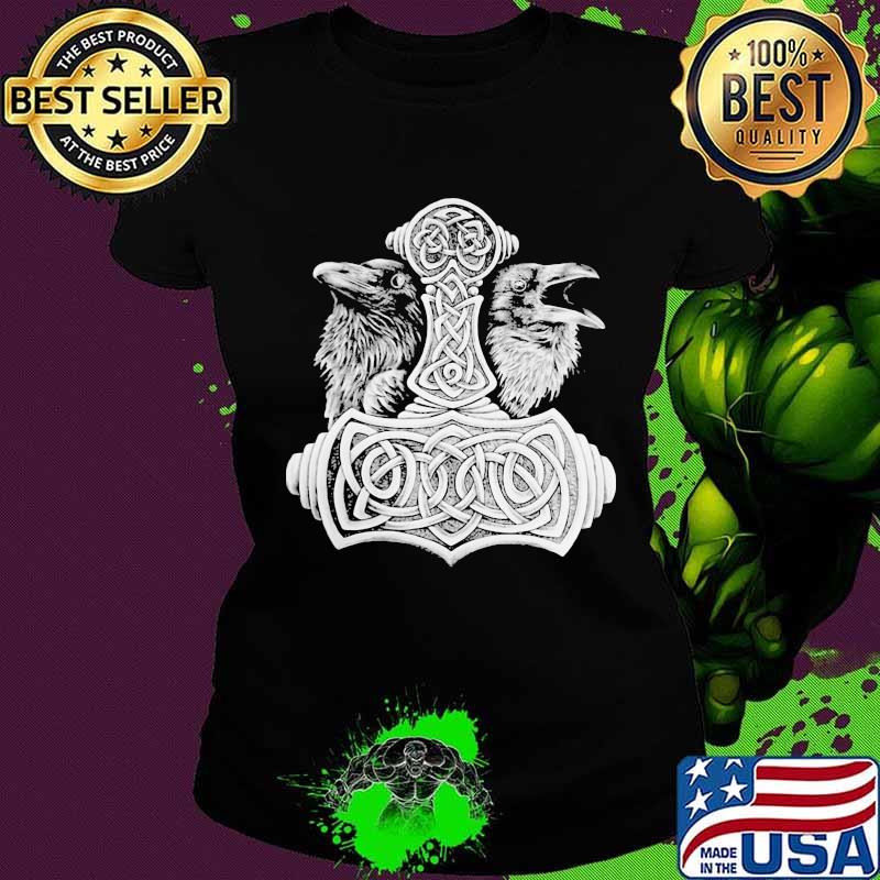 Viking wolf and raven s Ladies tee Viking wolf and raven s Ladies tee