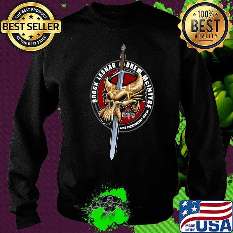 Vikings skull buffalo brock lesnar drew mcintyre s Sweater Vikings skull buffalo brock lesnar drew mcintyre s Sweater