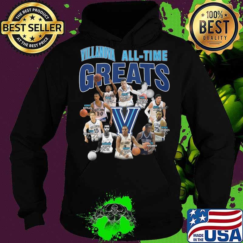 Villanova wildcats all time great signatures s Hoodie Villanova wildcats all time great signatures s Hoodie