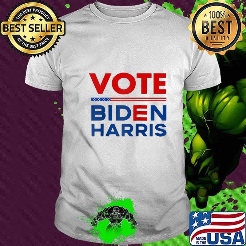 Vote Biden Harris American Flag Independence Day Shirt