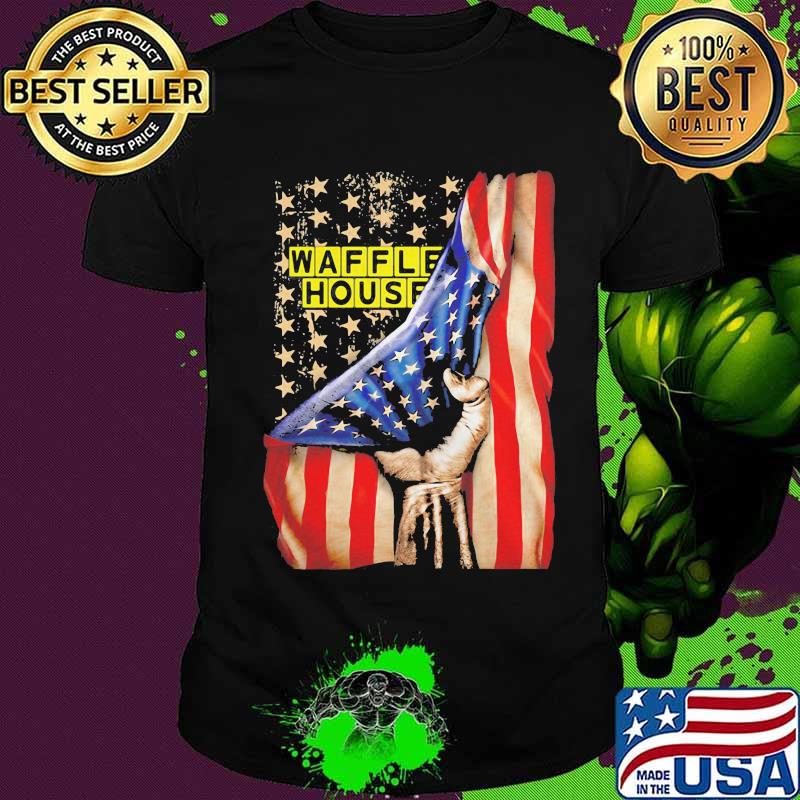 Waffle house american flag independence shirt