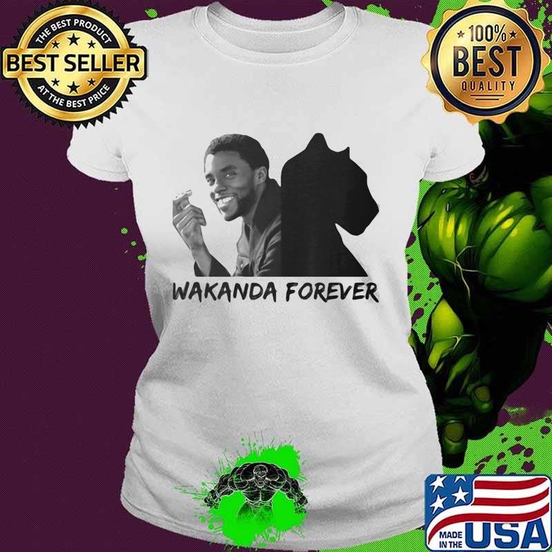 Wakanda forever black panther rip chadwick actor 2020 s Ladies tee Wakanda forever black panther rip chadwick actor 2020 s Ladies tee