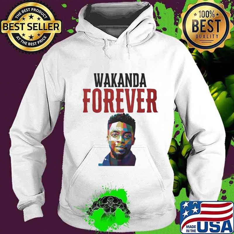 Wakanda forever black panther rip chadwick art color s Hoodie Wakanda forever black panther rip chadwick art color s Hoodie