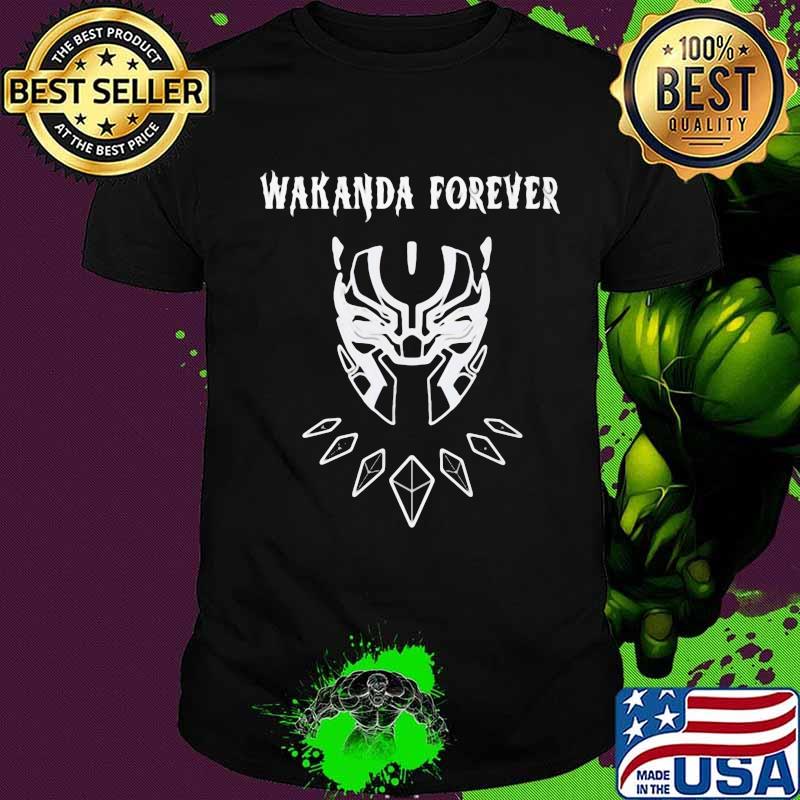 Wakanda forever marvel heroes black panther chadwick boseman rip dead 2020 shirt