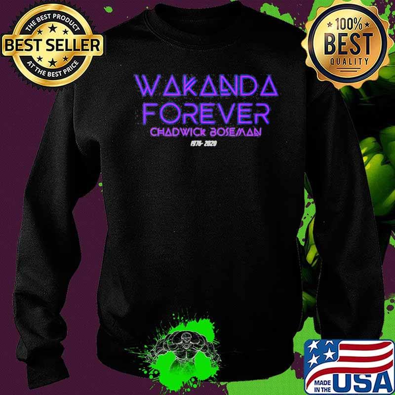 Wakanda forever rip chadwick black panther 1976 2020 s Sweater Wakanda forever rip chadwick black panther 1976 2020 s Sweater