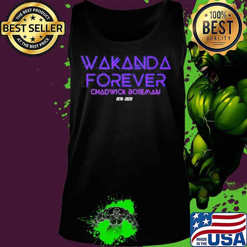 Wakanda forever rip chadwick black panther 1976 2020 s Tank top Wakanda forever rip chadwick black panther 1976 2020 s Tank top